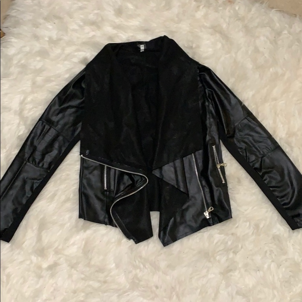 Never worn thin pleather jacket